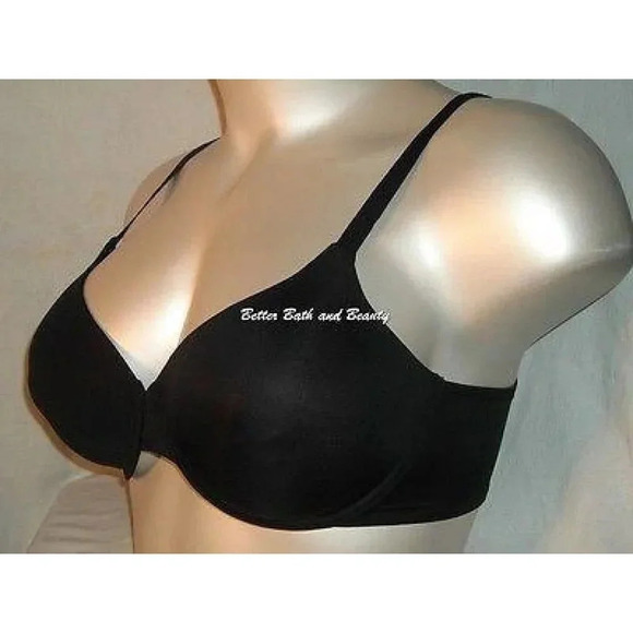 38DD Self Expressions by Maidenform Molded Cup Underwire Bra Black New with Tags - Picture 2 of 3